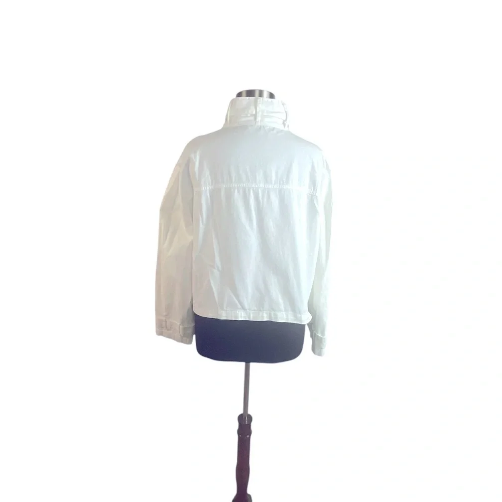 Excuse Vintage Oversized Cotton Cropped Women's Jacket Plus Size Dead Stock Nwot